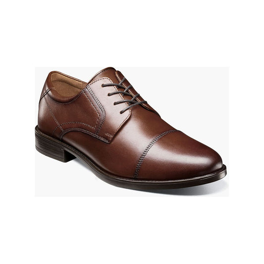 Florsheim Comfortech - Midtown Cap Toe Oxford - Cognac