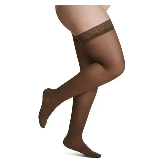 Sigvaris - Sheer - Thigh High Lace - 20-30mmHg - Compression Stockings