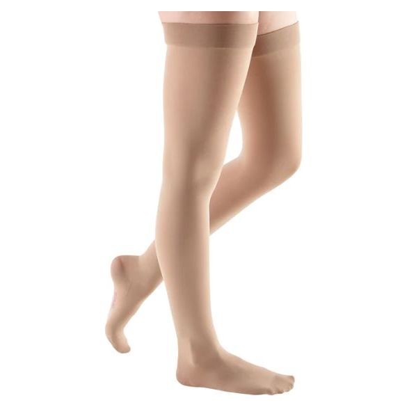 Mediven - Elegance - Thigh High Dots - Extra Wide - 20-30mmHg - Compression Stockings