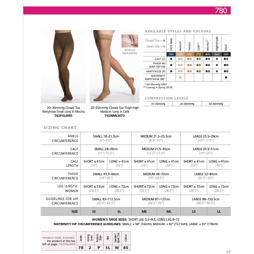 Sigvaris - Sheer - Pantyhose - 30-40mmHg - Compression Stockings