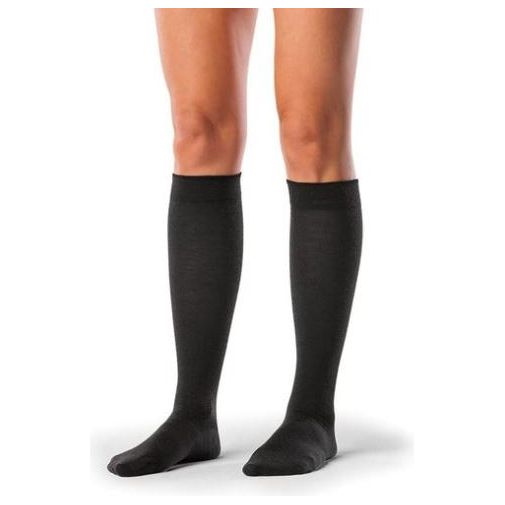 Sigvaris - Women Merino Wool - Knee High - 20-30mmHg - Black - Compression Stockings