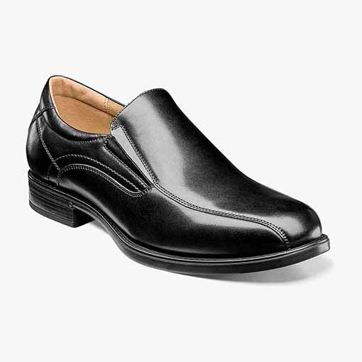 Florsheim - Midtown Bike Toe Slip On - Black - Footwear